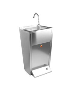 Lavamanos registrable con pedestal - Un pulsador