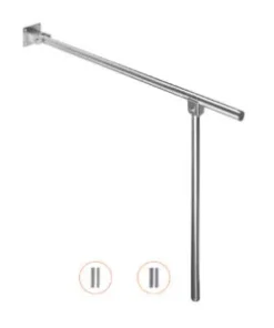 Straight folding bar with leg