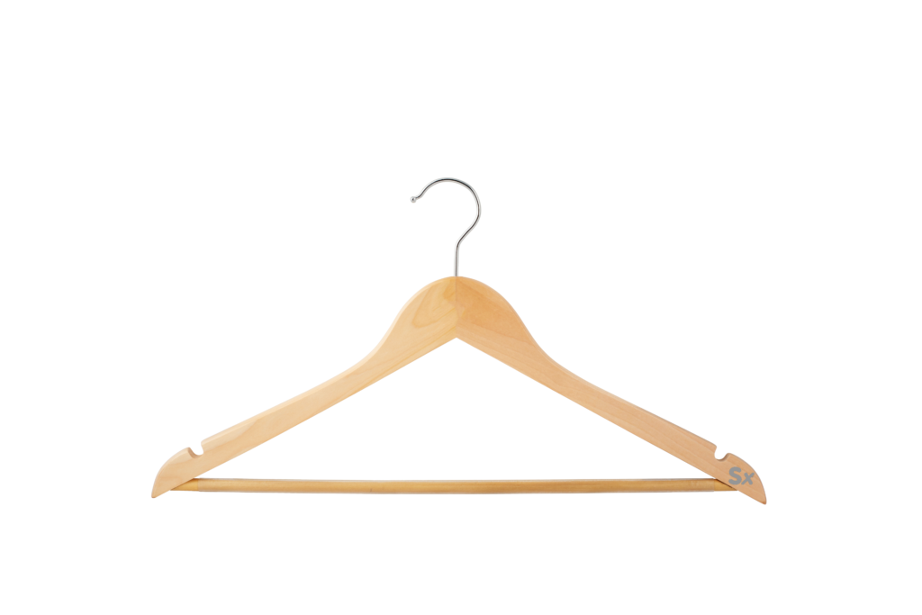 Closet hanger - Natural wood