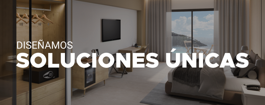 Habitación de hotel equipada por Simex