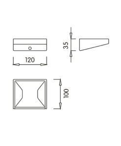 Cenicero para pared